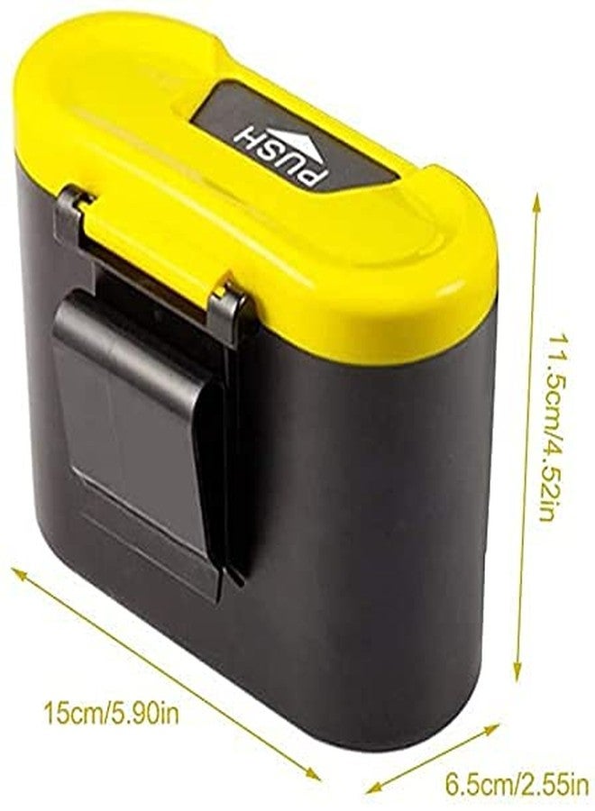 Ostin سلة مهملات صغيرة للسيارة من أوستين، منظم قمامة، سلة مهملات للسيارة بغطاء، حاوية قمامة للسيارات والمنزل والمكتب (متعددة الألوان) - Image 4